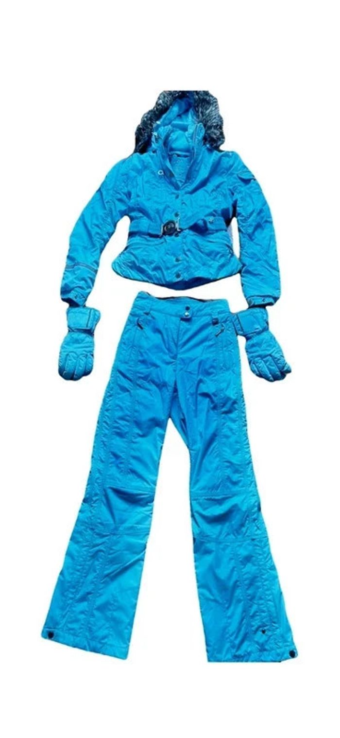 Neuve: Sublime ensemble de Ski Luxe Poivre Blanc T XS