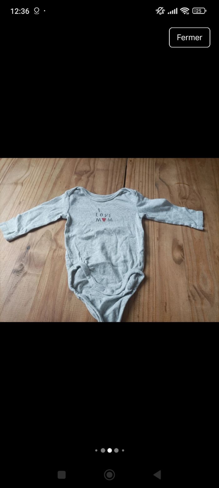 Lot de bodies bébé fille taille 3 mois - photo numéro 9