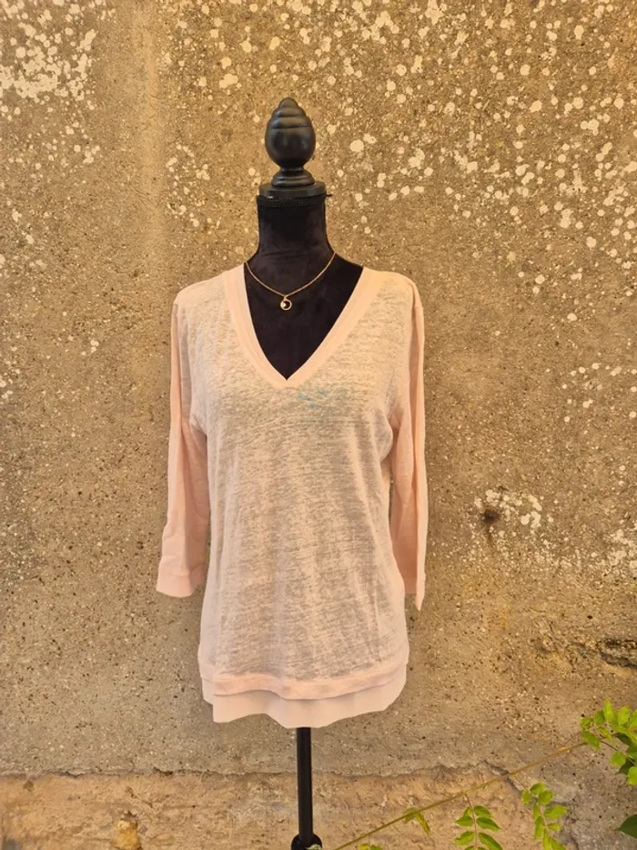 Top Su Express Manches 3/4 Lin T.34/36