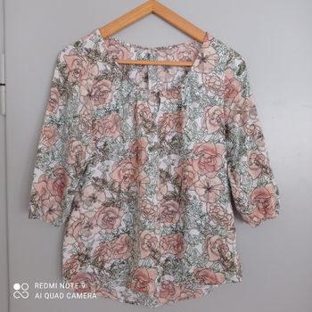 Blouse à fleurs t40
