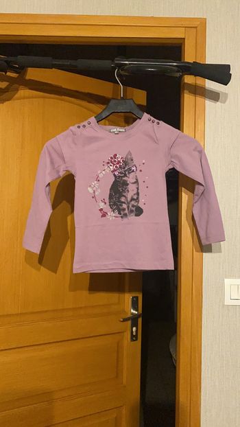 T-shirt avec chat