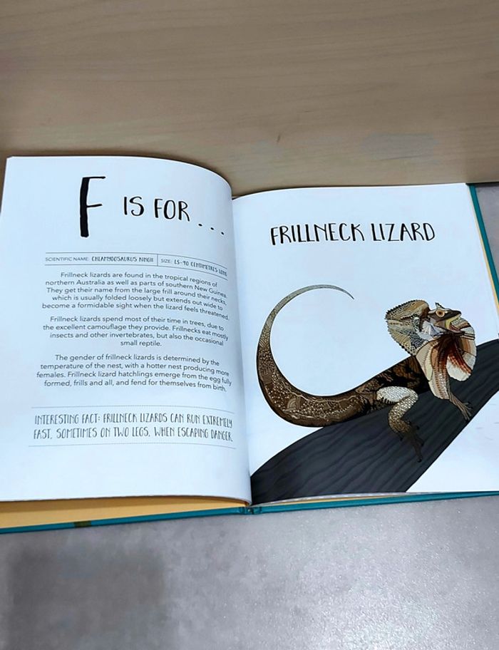 📚 Livre en anglais : A - Z of Australian animals + poster - photo numéro 5