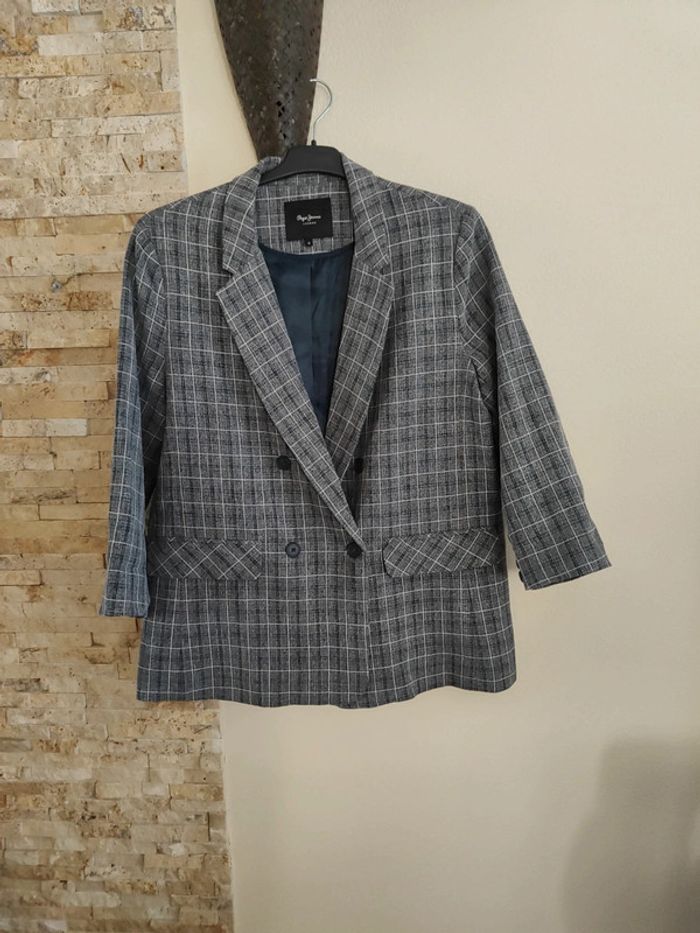 Veste pépé jeans - photo numéro 1