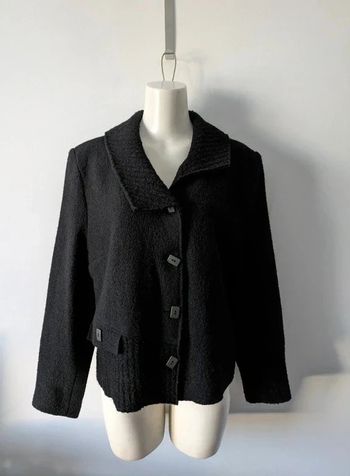 Veste d'hiver cardigan 100% laine - Christian Michel - taille 44