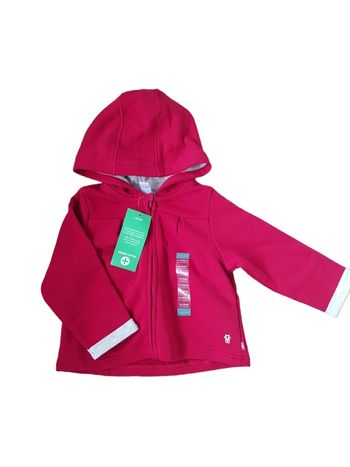 Obaïbi - Gilet à capuche, manches longues, fermeture zippée - Neuf avec étiquette !