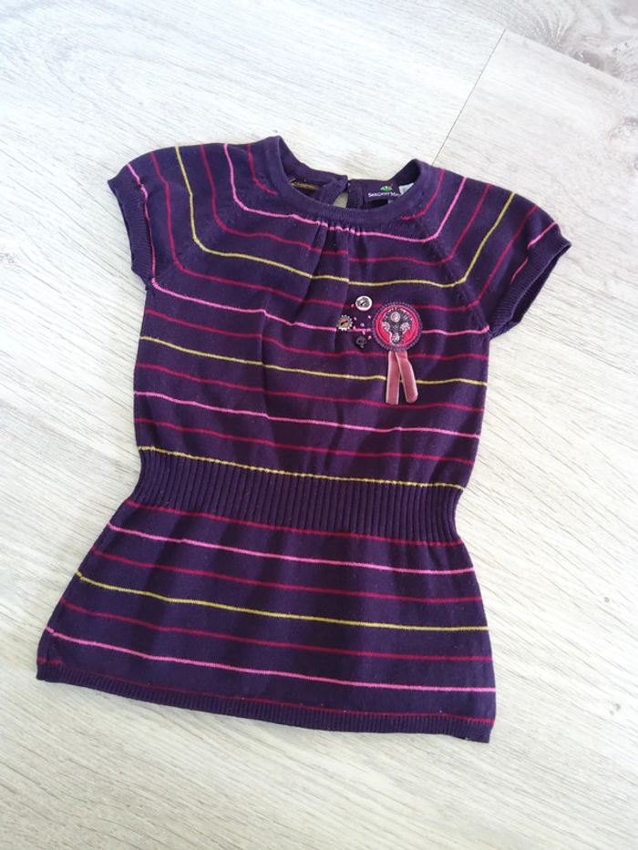 Robe violette 3 mois