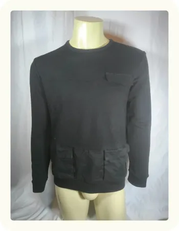 Pull col rond avec poches homme Maisonmad Taille M 38