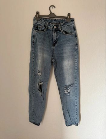Jean mom troué femme - taille 36 / S