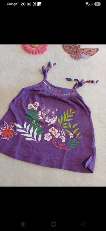 Débardeur bébé taille 6 mois