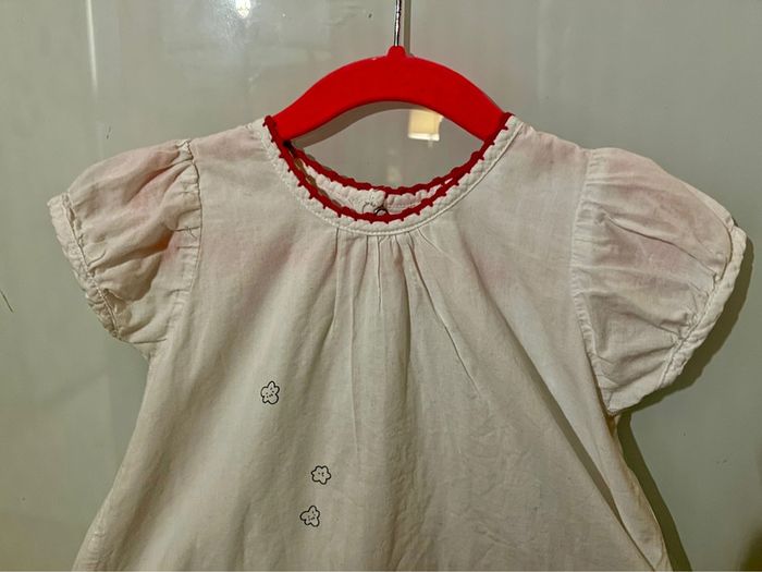 Robe blanche fleurie - photo numéro 3