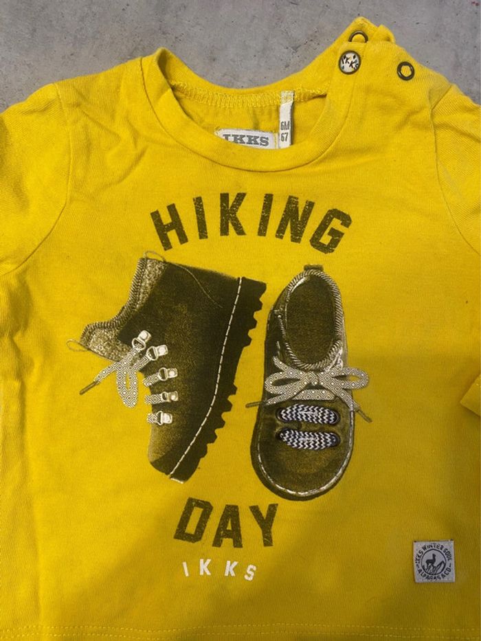 T-shirt manches longues IKKS 6 mois - photo numéro 2