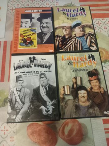 4 DVD de Laurel et Hardy 