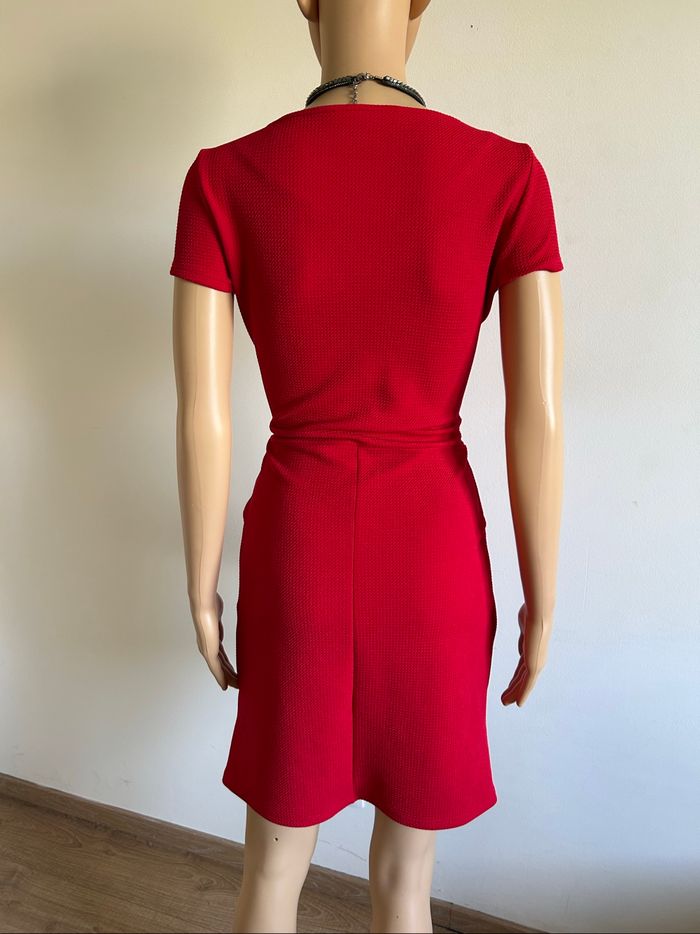 Robe rouge à manches courtes Morgan taille 36 comme neuve - photo numéro 5