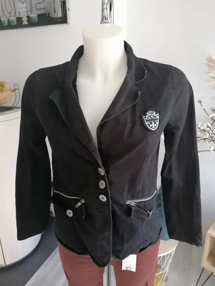 Blazer noir incandescence XS