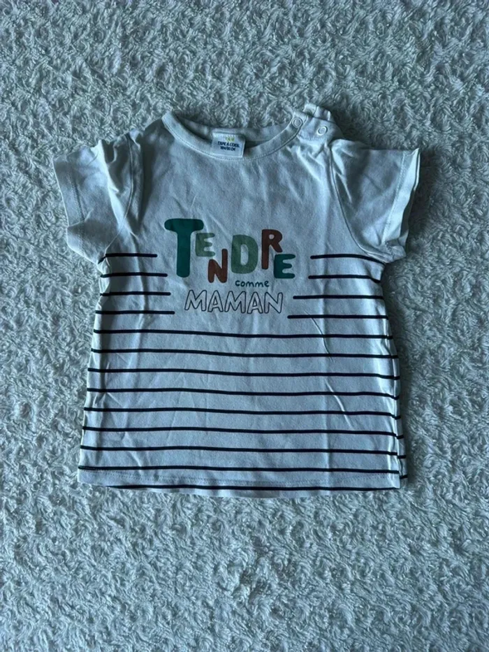 Lot 4 t-shirt T18mois TAO gemo primark - photo numéro 4