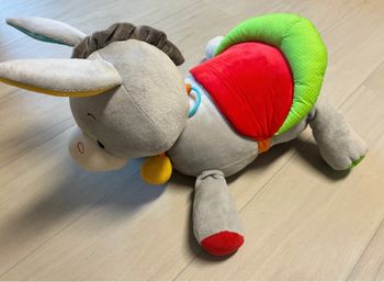Peluche activités éveil Oxybul âne
