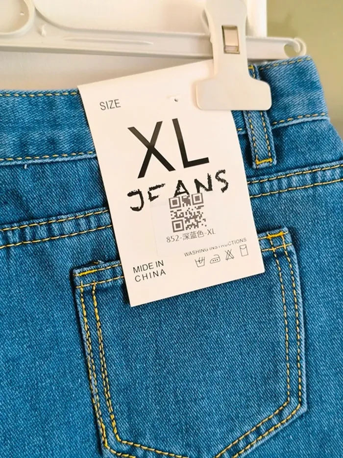 Short bleu foncé femme XL - photo numéro 8