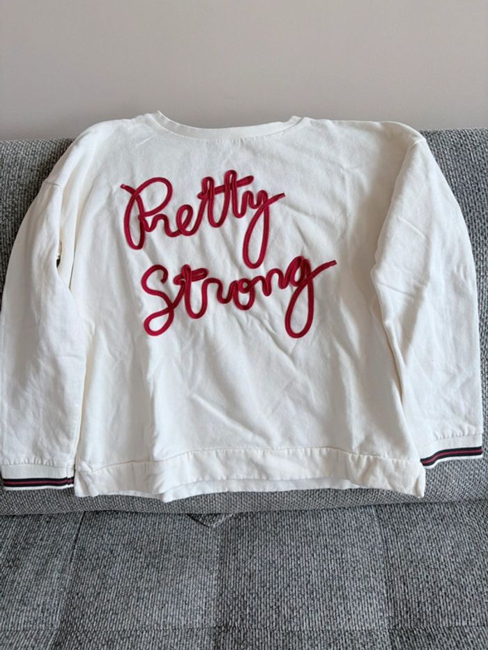 Sweat-shirt femme Springfield blanc
