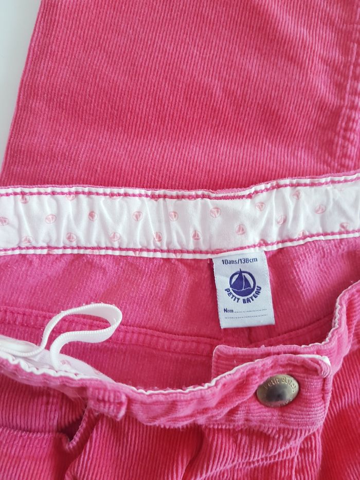 Petit Bateau - Pantalon en velours - Rose fushia (10 ans) - photo numéro 5