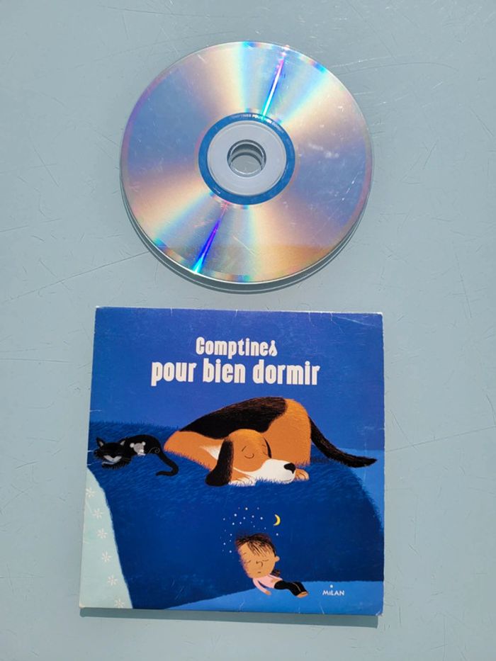 Livre tout carton avec CD Comptines pour bien dormir 😴 - photo numéro 4