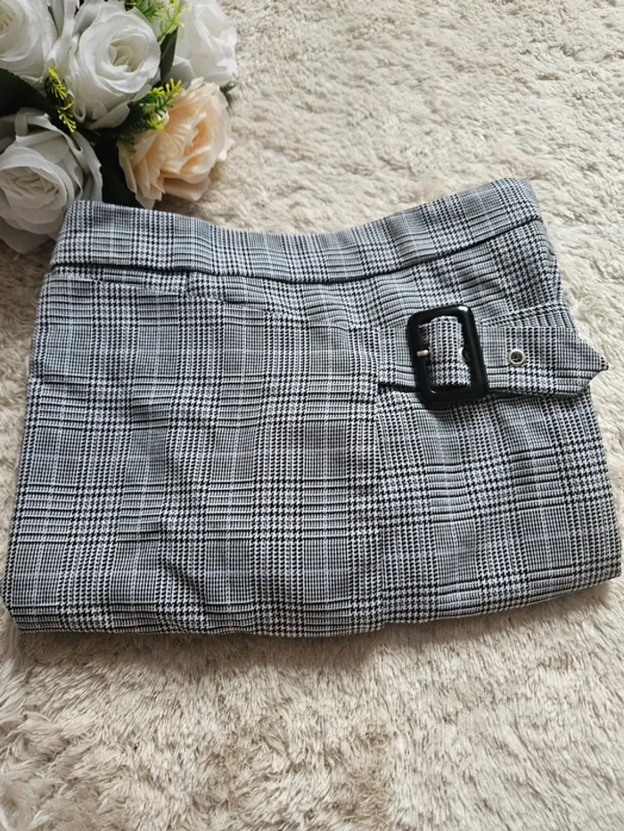 Jupe short grise