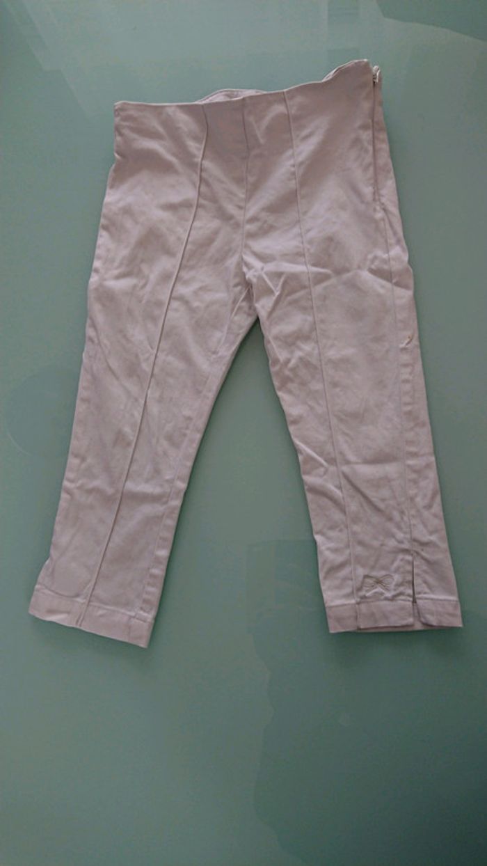 Pantacourt blanc Repetto 4 ans