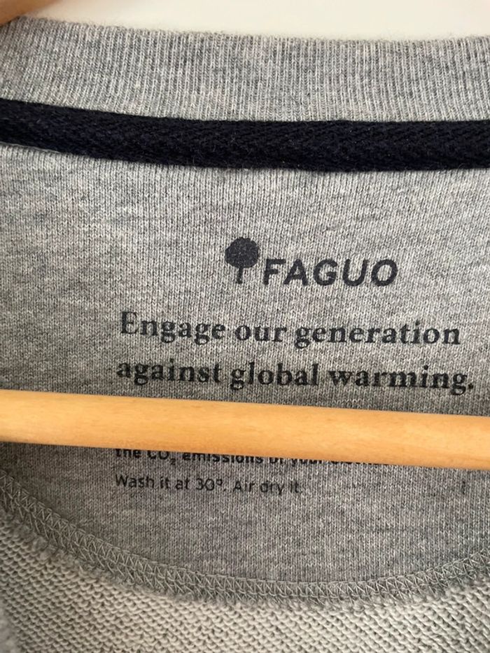Sweat shirt homme des bois faguo M coton - photo numéro 5