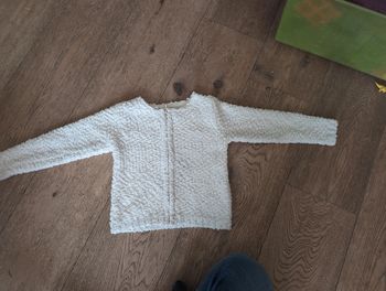 Gilet maille orchestra blanc