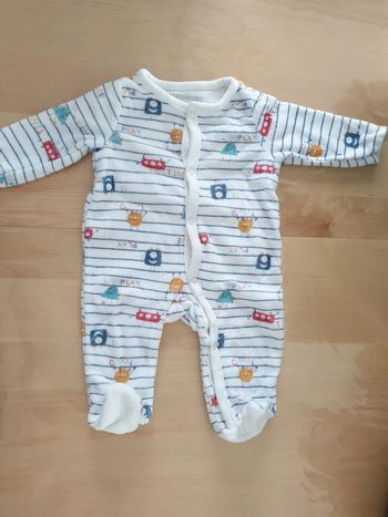 Pyjama dors bien bébé 1 mois monstres