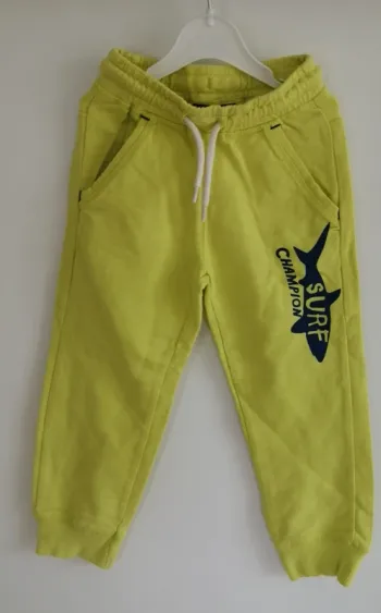 Jogging kiabi jaune