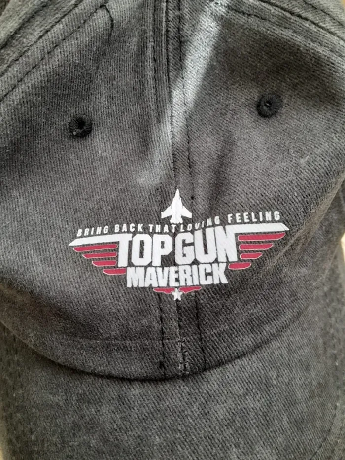 Top Gun Maverick, Casquette de Baseball, couleur gris foncé - photo numéro 5