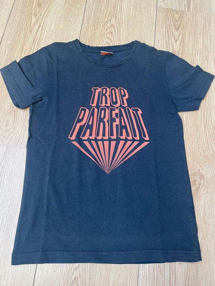 Teeshirt bleu marine Tape à l’œil - photo numéro 3