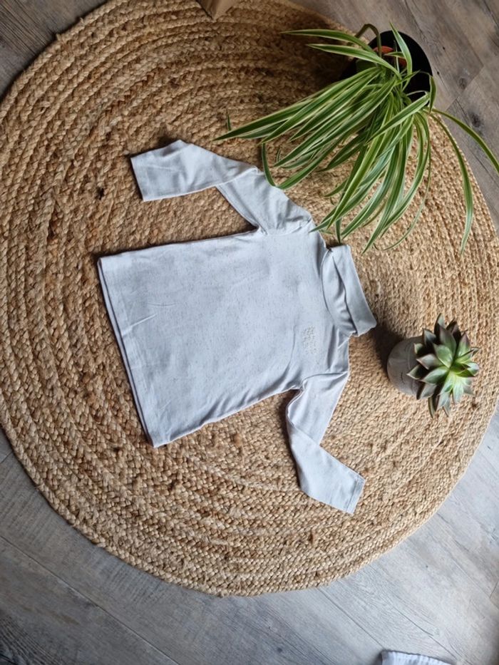 Sous-pull col roulé fille 4ans