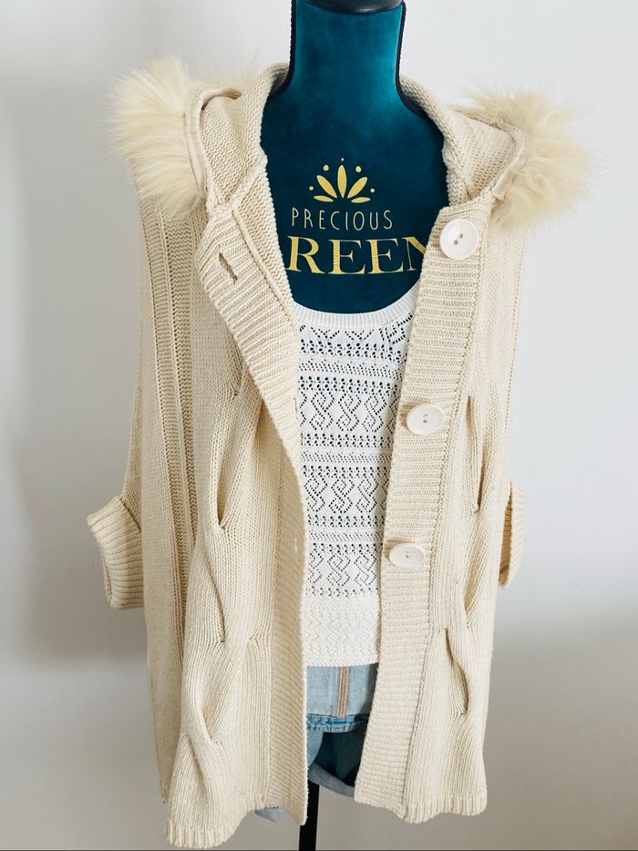 Veste Poncho Capuche - photo numéro 3