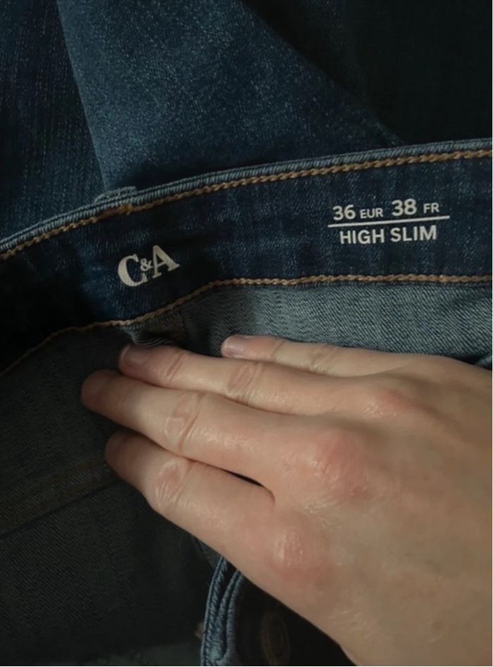 Jean slim taille haute - photo numéro 6