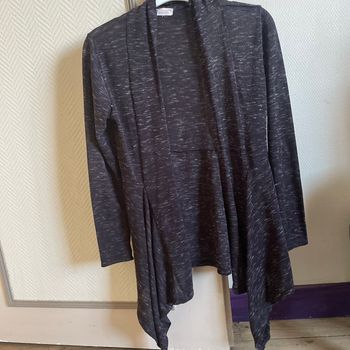 Gilet gris anthracite