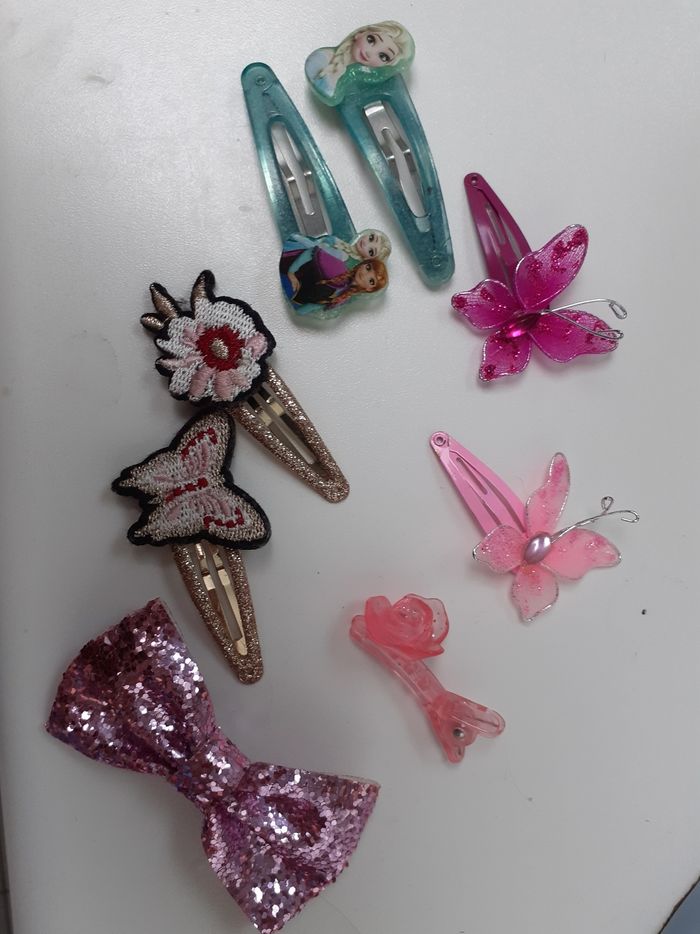 Lot de 8 Barrettes
