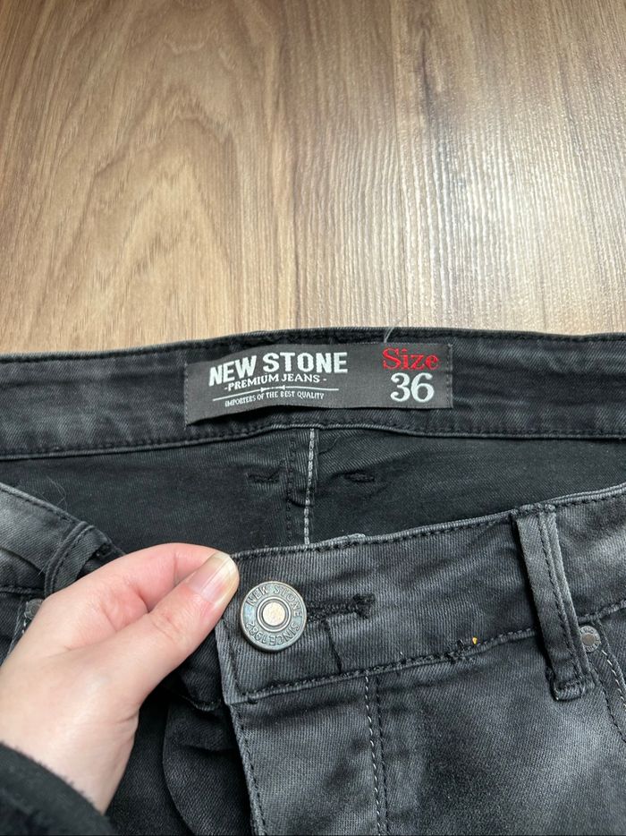 Jean gris délavé Slim Homme New Stone Tailles 44-46 - photo numéro 6
