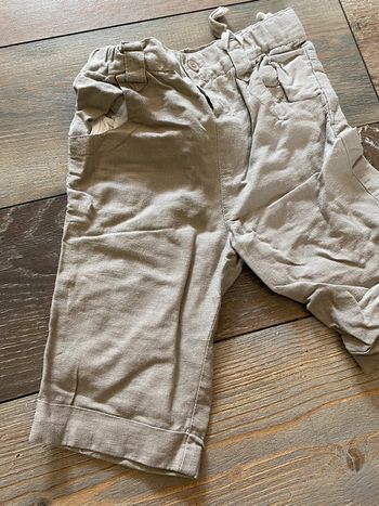 Pantalon beige léger tout compte fait 6mois lin