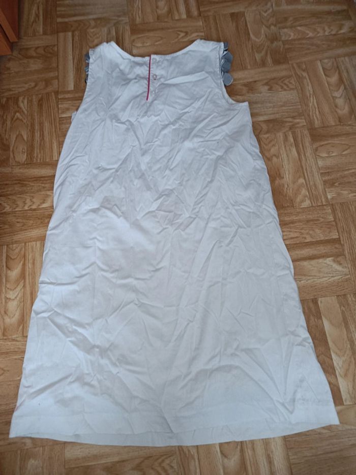 Robe fille blanche Okaïdi taille 12 ans en excellent état - photo numéro 5