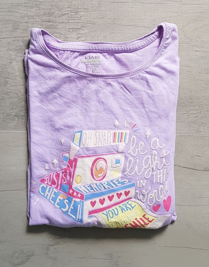 T-shirt fille ml 12 ans