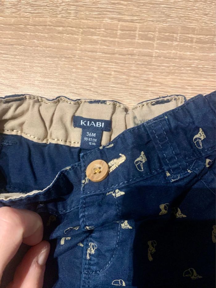 Short bleu marine Kiabi 3 ans - photo numéro 3