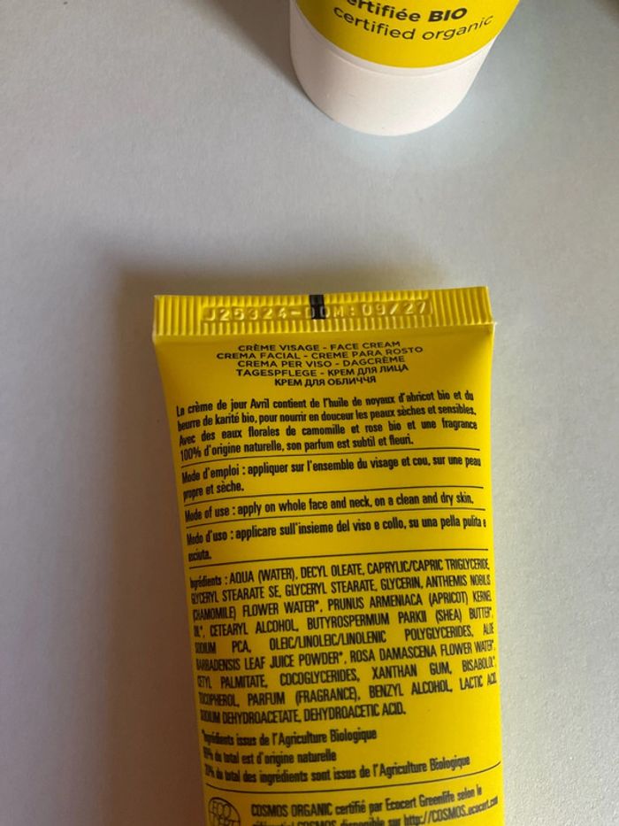 3 tubes crème de jour 50 ML bio - photo numéro 8