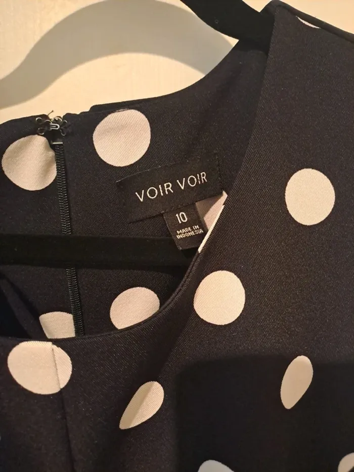Robe noire à pois - photo numéro 2