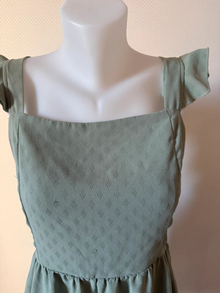 Robe verte en très bon état taille L Shein - photo numéro 3