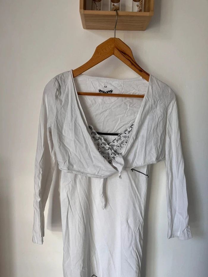 Ensemble de nuit blanc - photo numéro 3