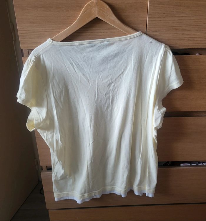 Tee shirt jaune clair taille 48/50 - photo numéro 6
