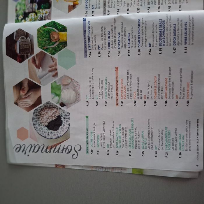 Lot 2 revues Bien-être de L'ADN (L'atelier des Nanas) - Les essentiels n.4 et 6 - photo numéro 4