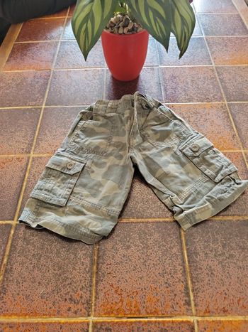 Short jean camouflage