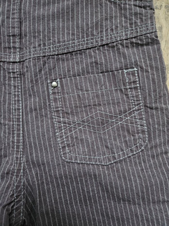 Salopette Sergent Major marron / violet 9 mois - photo numéro 9